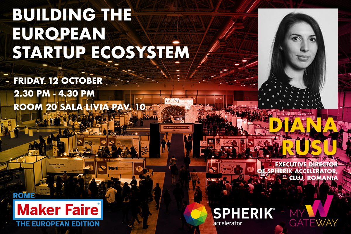 Diana Rusu will be a speaker at the Maker Faire Rome